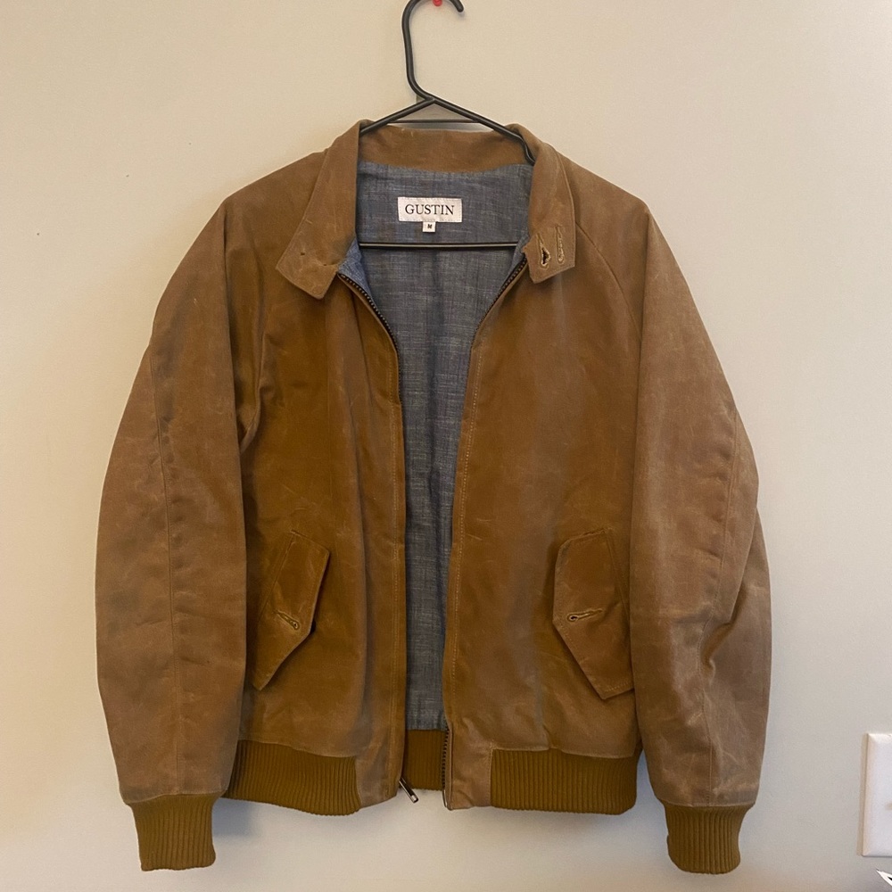 Gustin waxed cotton jacket